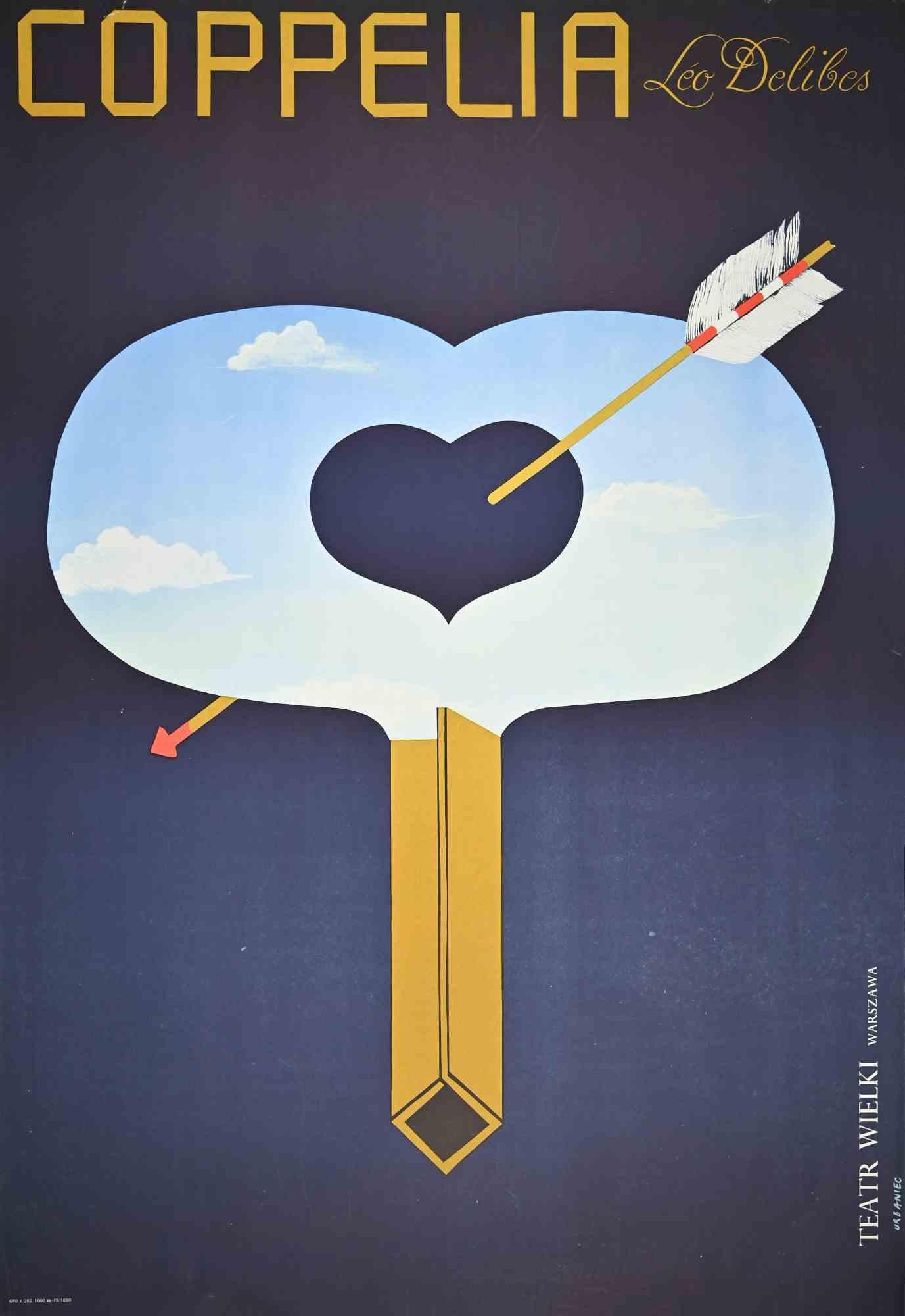 Wielki Theatre-Manifesto - Offset Print by M. Urbaniec - 1975