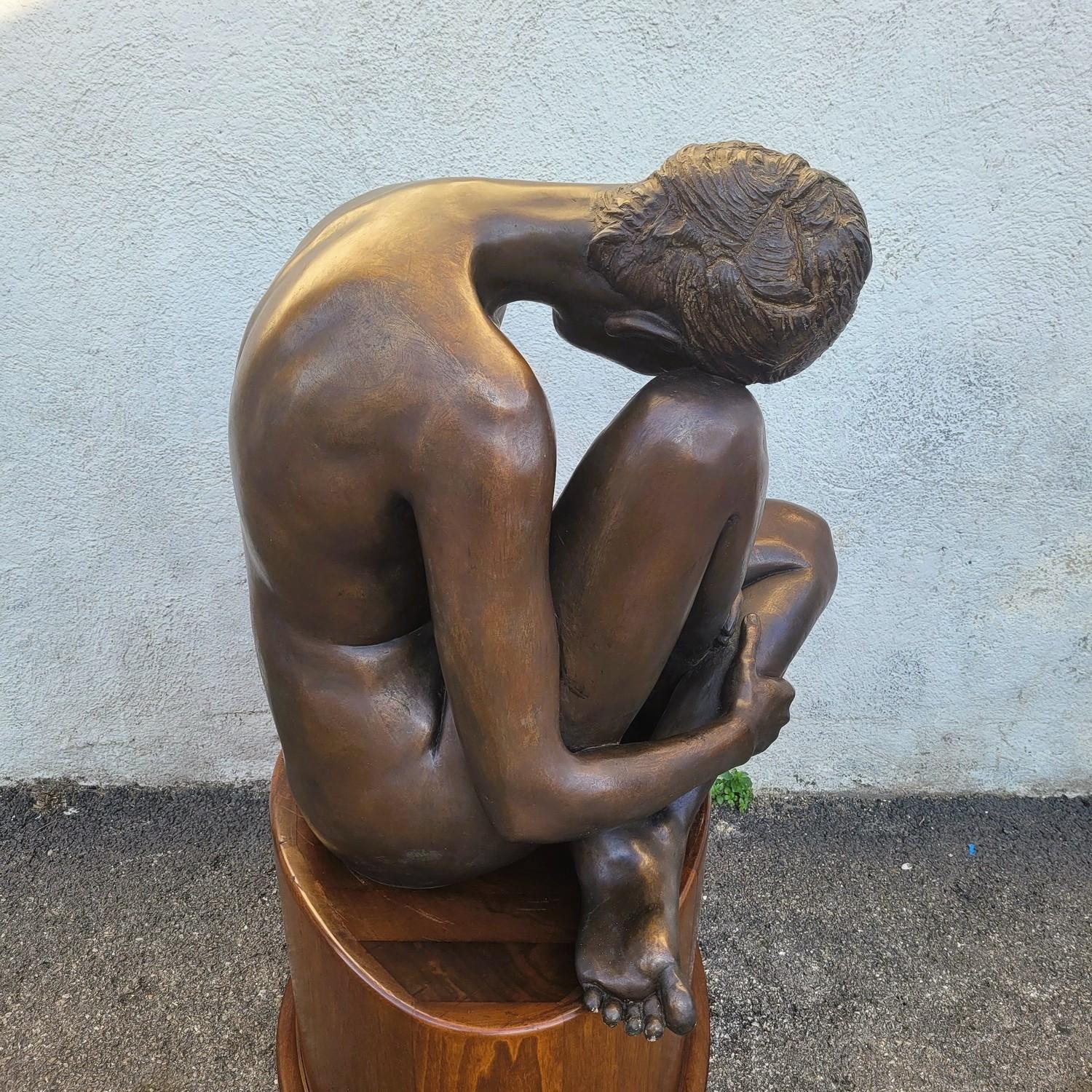 M Ventura, Desnudo de mujer, Bronce firmado, Finales del siglo XX en venta 7