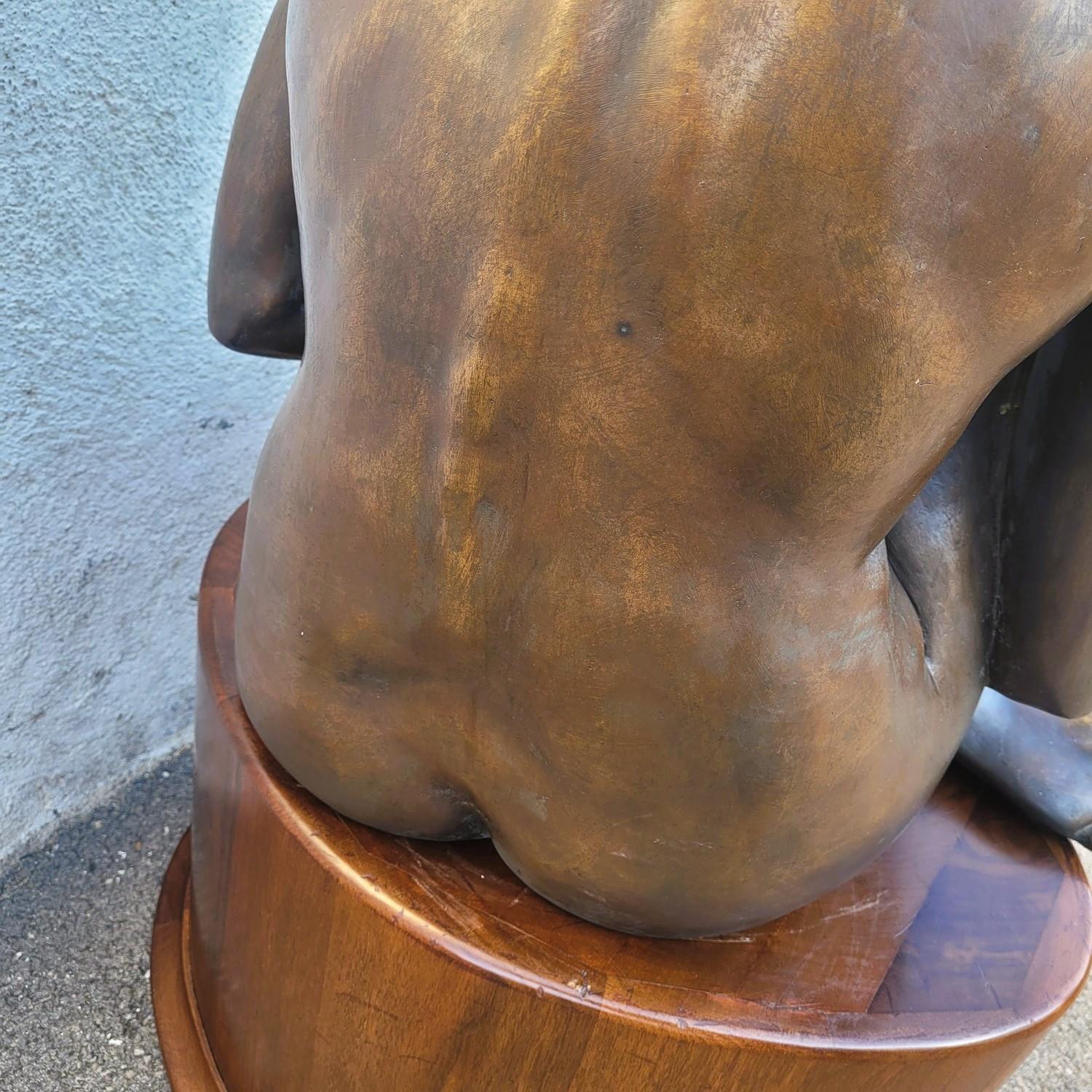 M Ventura, Desnudo de mujer, Bronce firmado, Finales del siglo XX en venta 8