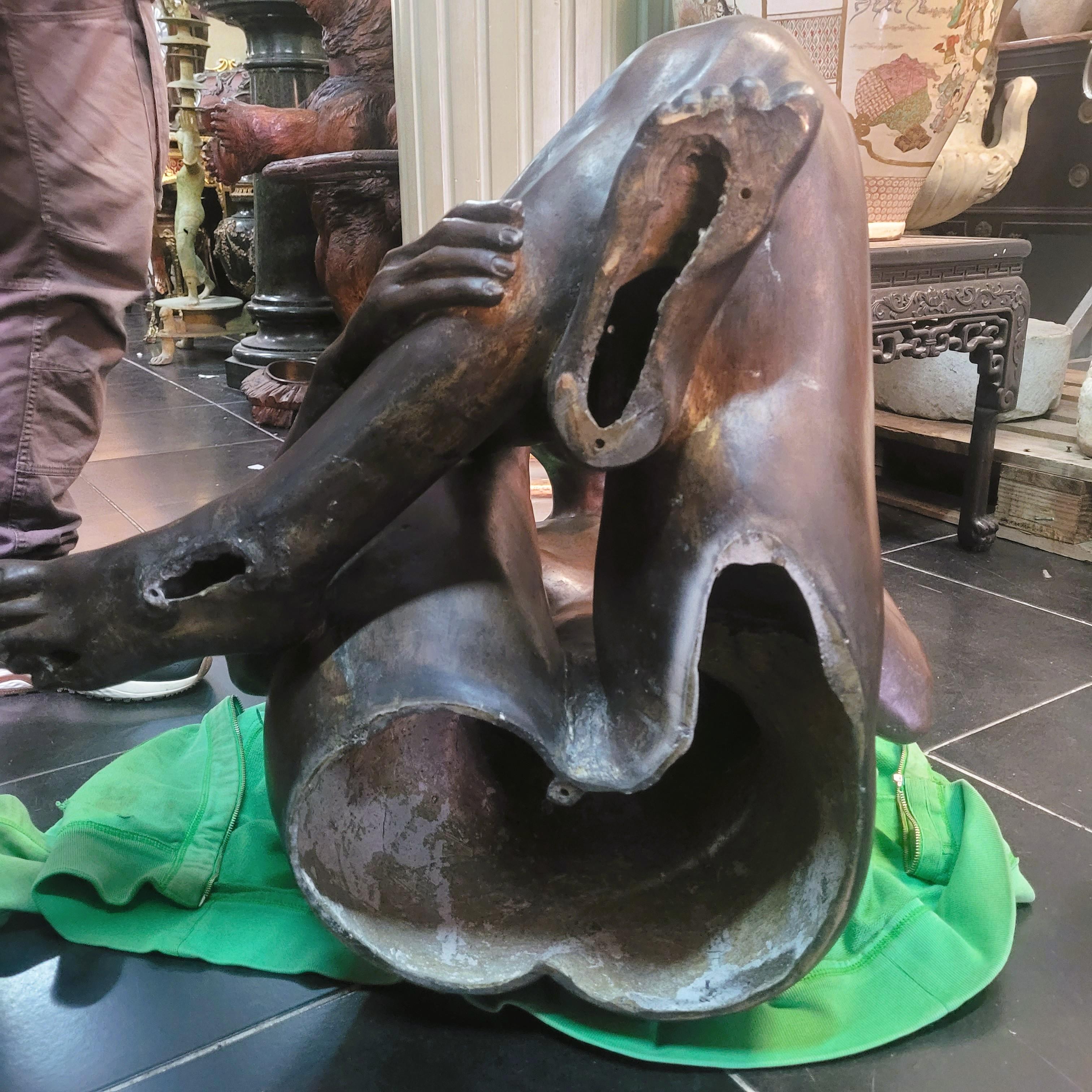M Ventura, Desnudo de mujer, Bronce firmado, Finales del siglo XX en venta 12