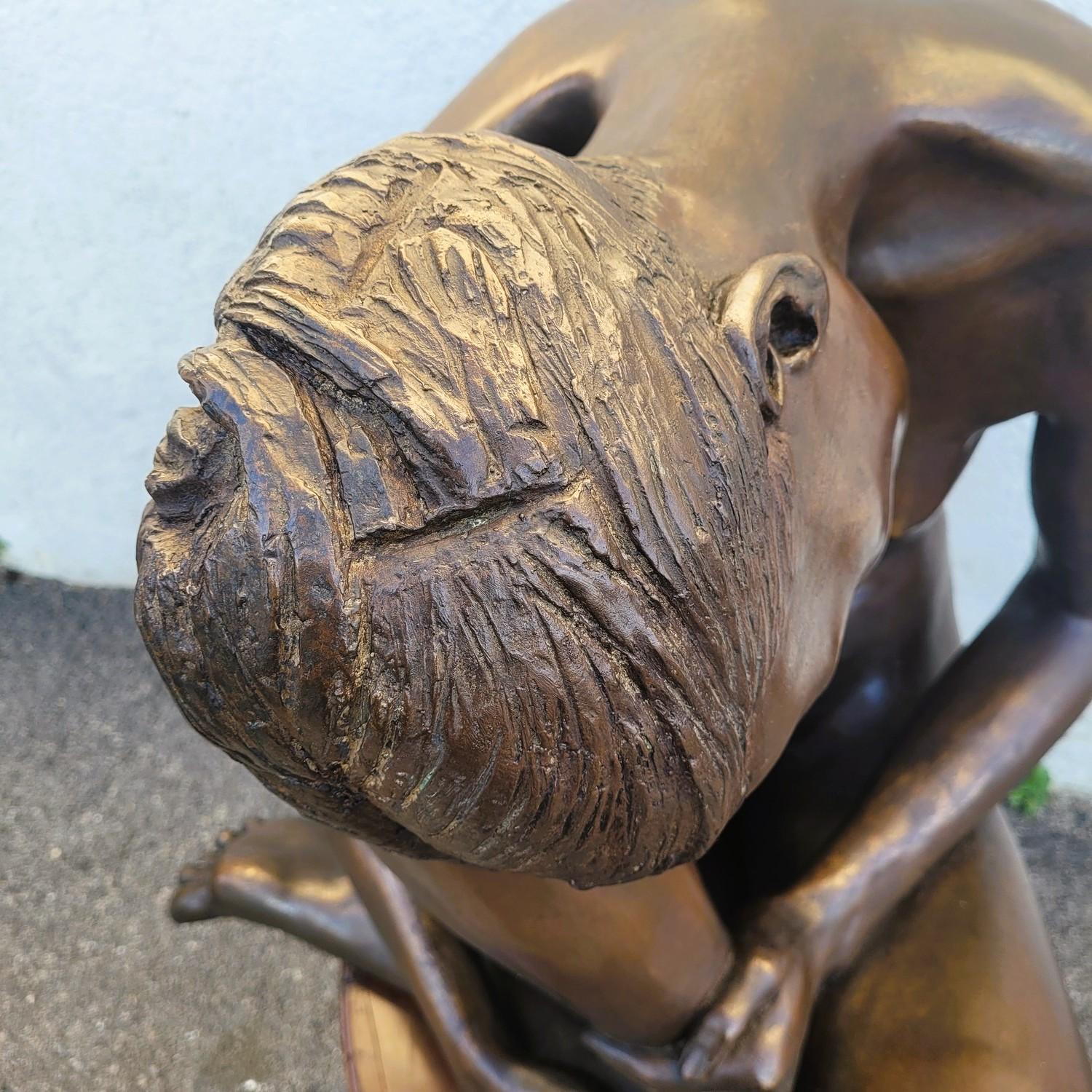 M Ventura, Desnudo de mujer, Bronce firmado, Finales del siglo XX en venta 1