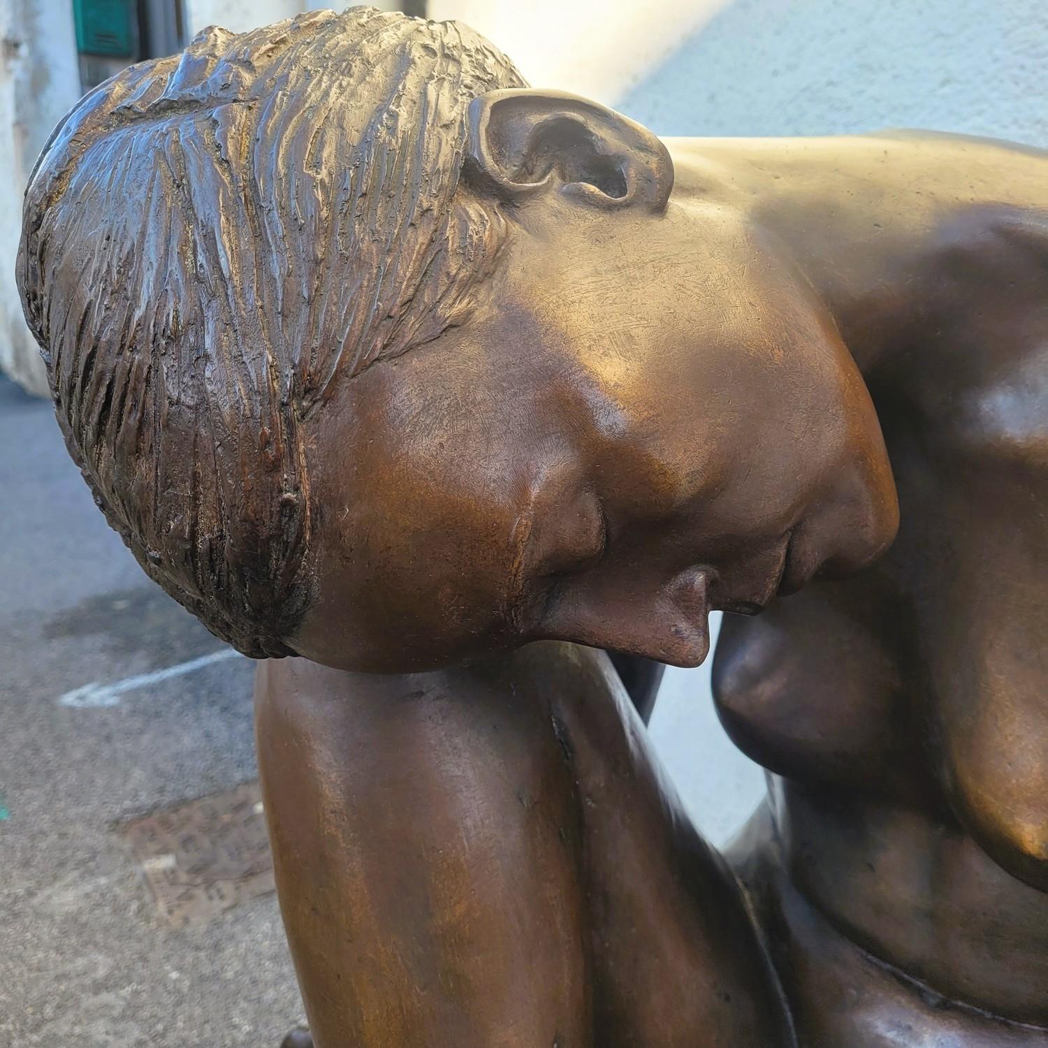 M Ventura, Desnudo de mujer, Bronce firmado, Finales del siglo XX en venta 3