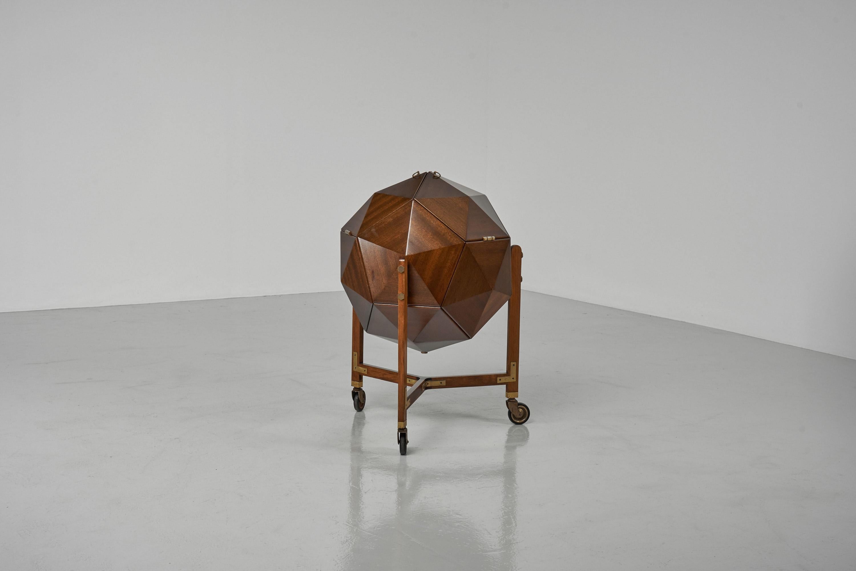 M. Vuillermoz Polyhedron Bar Cabinet, France, 1960 1