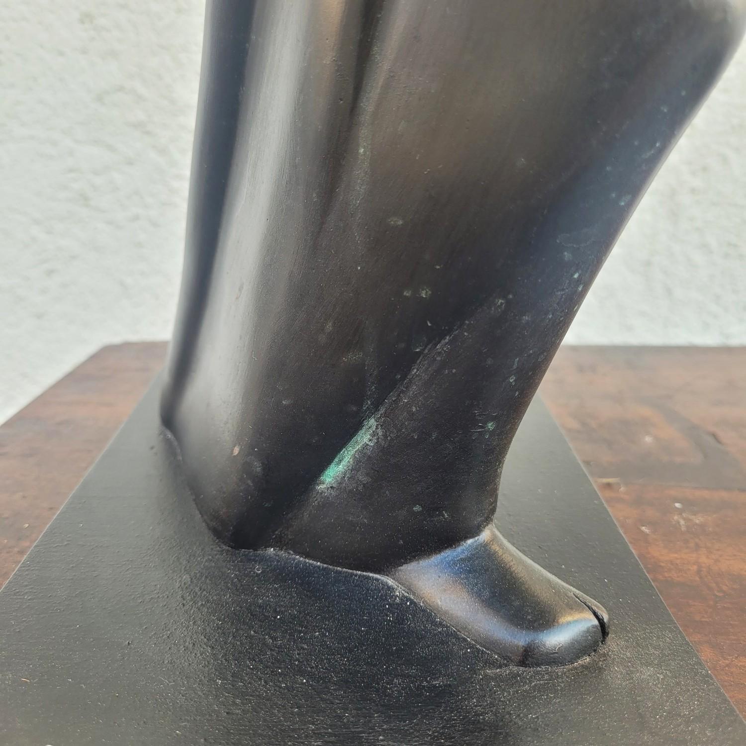 M. I., La moglie di Lot, scultura in bronzo firmata, XX secolo in vendita 9