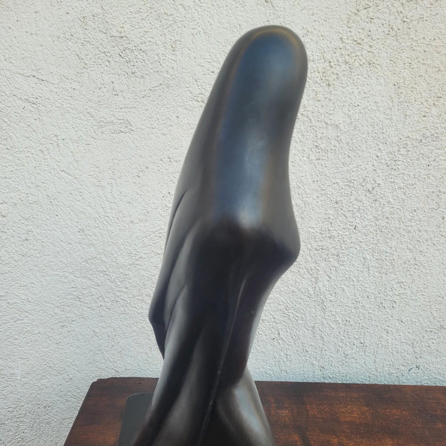 M. I., La moglie di Lot, scultura in bronzo firmata, XX secolo in vendita 10