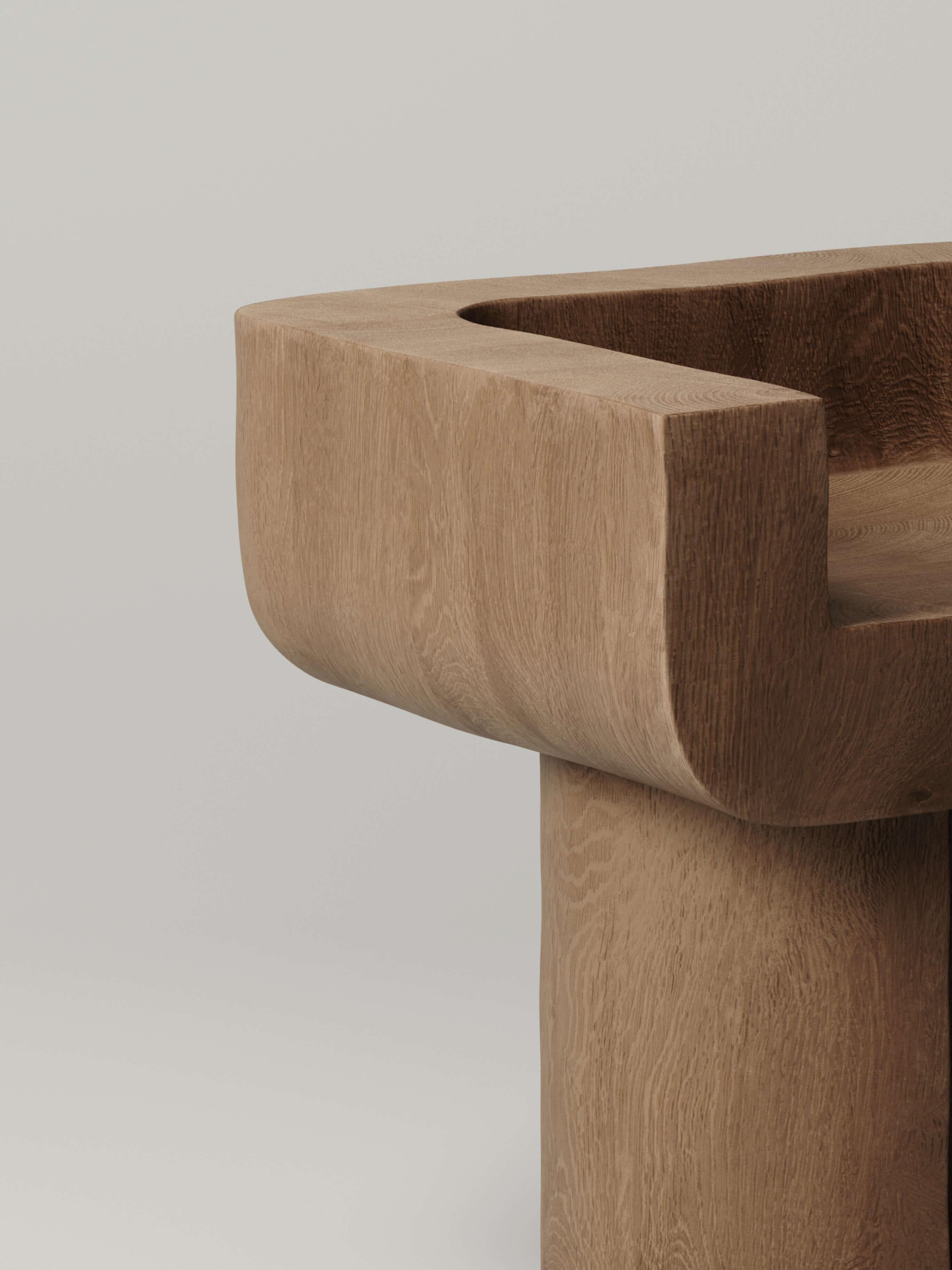M_001 Chair by Monolith Studio, Oak In New Condition For Sale In Brooklyn, NY