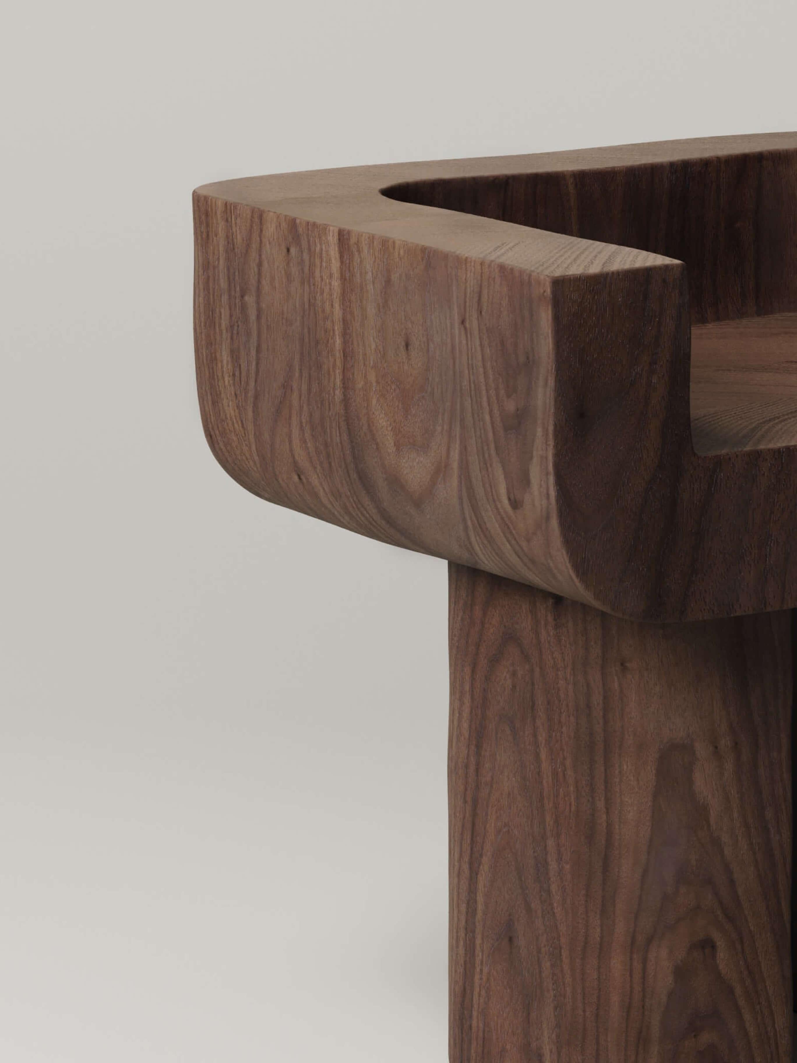 American M_001 Chair by Monolith Studio, Walnut For Sale