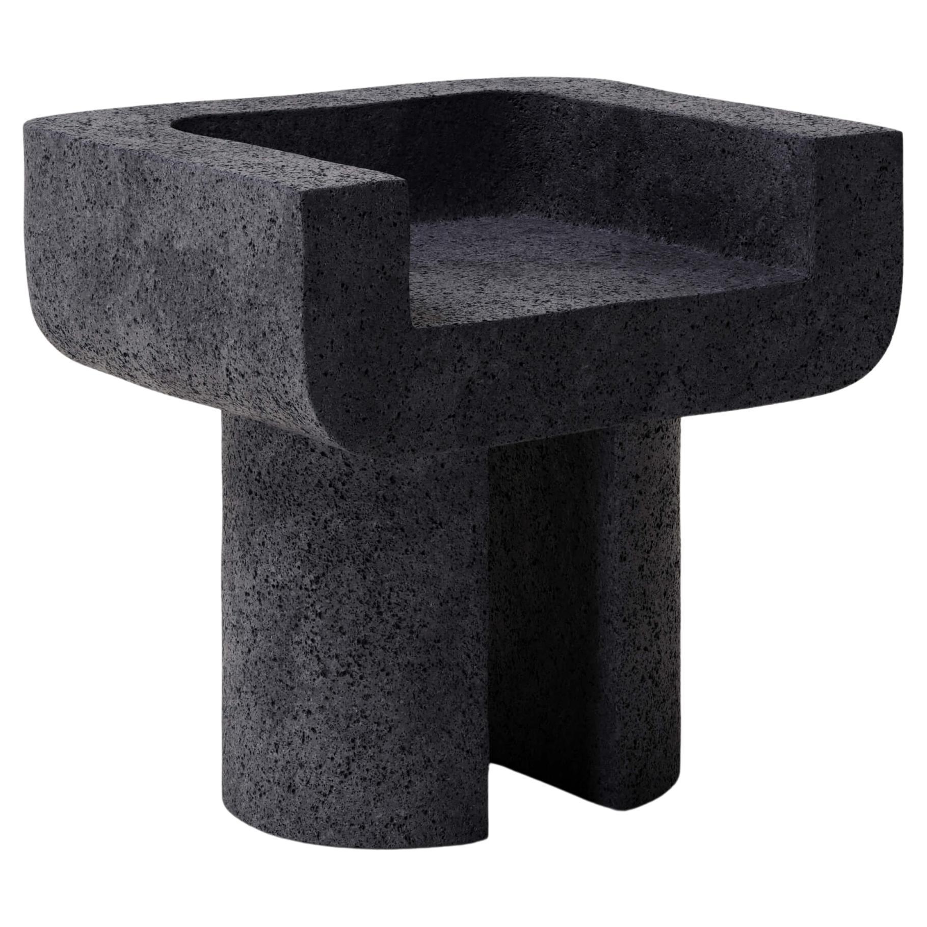 M_001 Lava Rock Chair by Monolith Studio