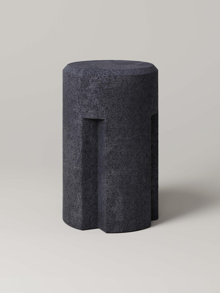 M_003 Counter Stool designed by Studio Le Cann for Monolith, Lava Rock ...