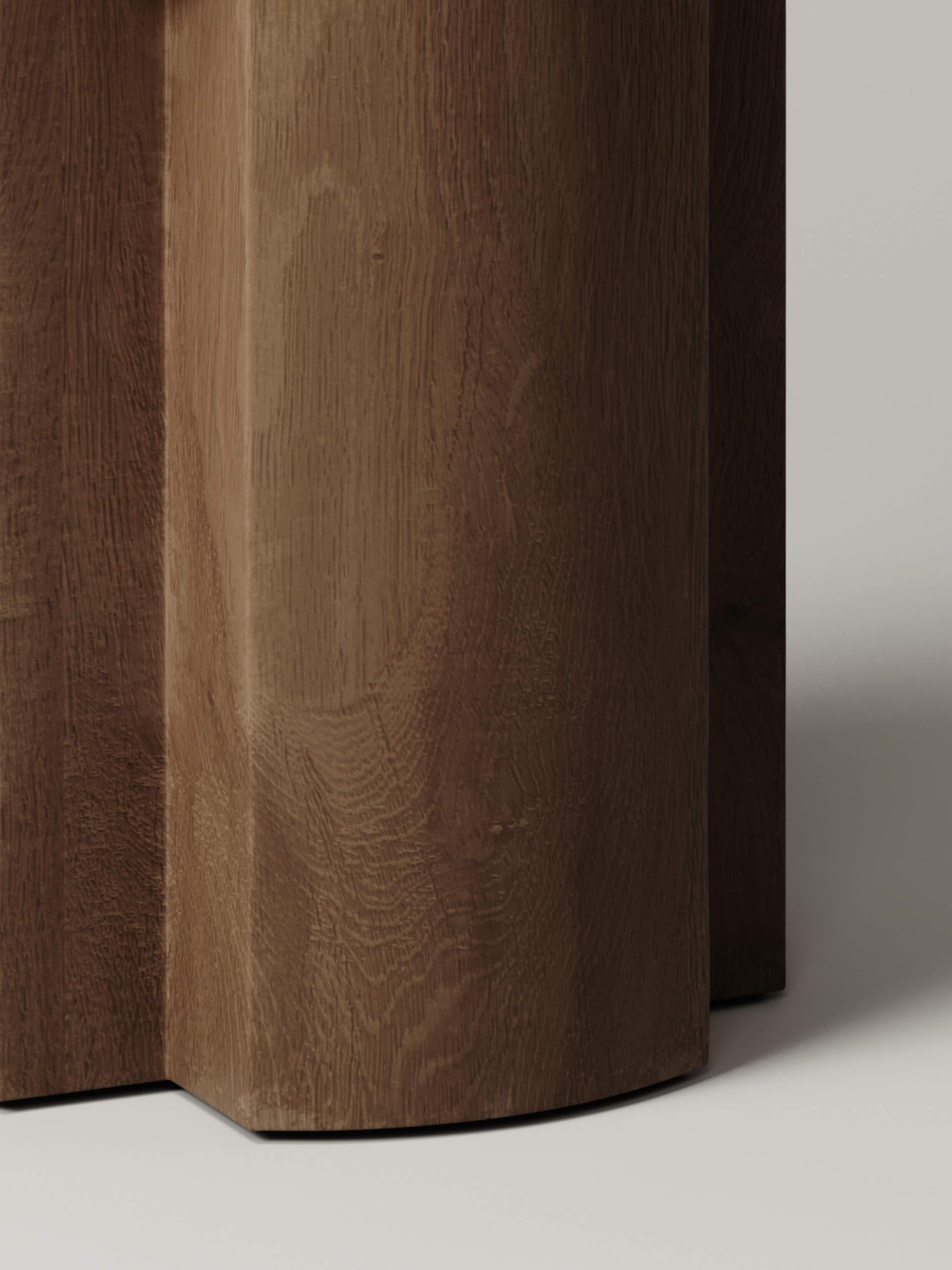 M_003 Counter Stool by Monolith + Studio Le Cann, Oak In New Condition For Sale In Brooklyn, NY