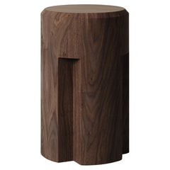 M_002 Counter Stool designed by Studio Le Cann for Monolith Studio, Walnut