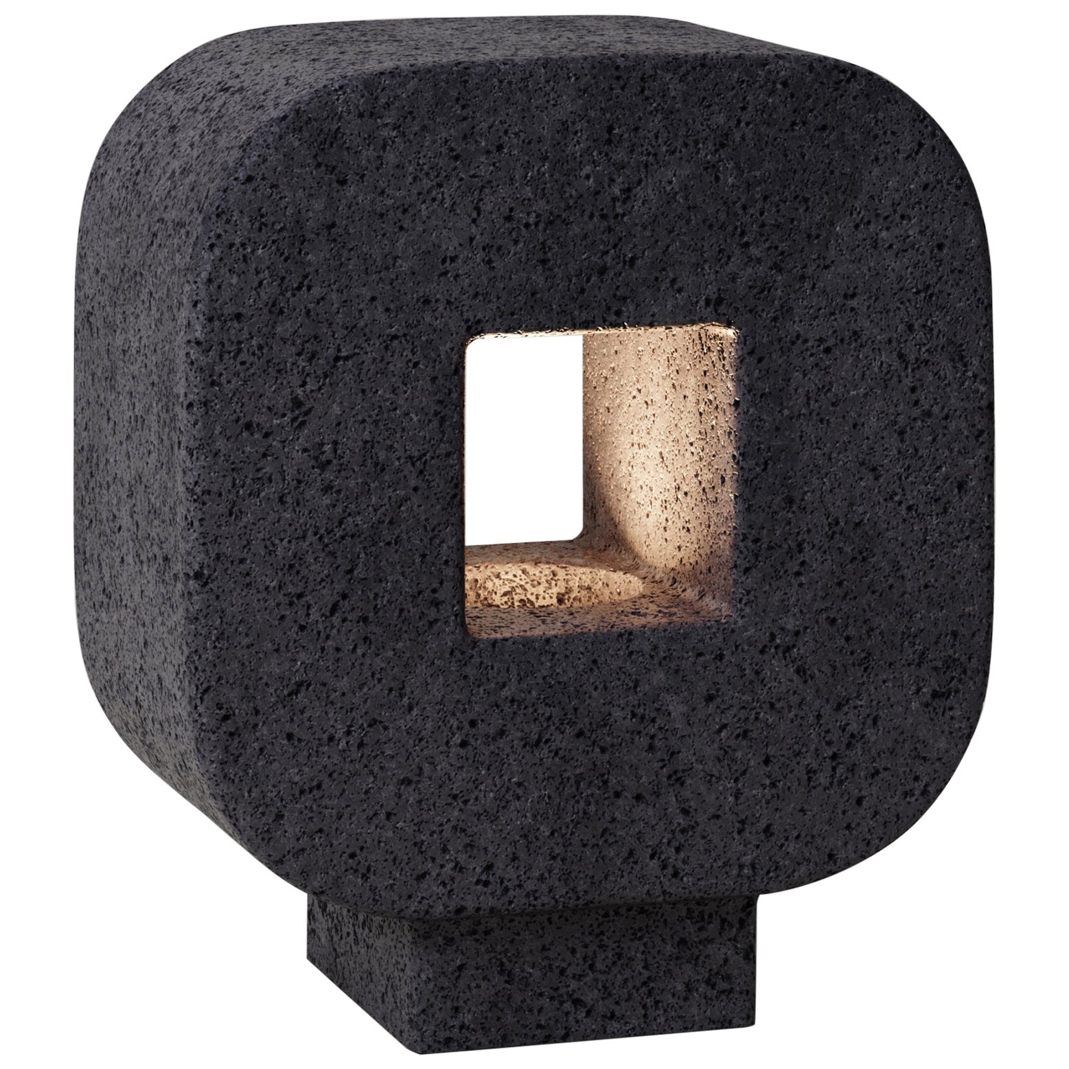 M_004 Stehlampe von Monolith Studio, Lava Rock im Angebot
