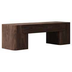 M_005 Bench by Monolith Studio, Walnut