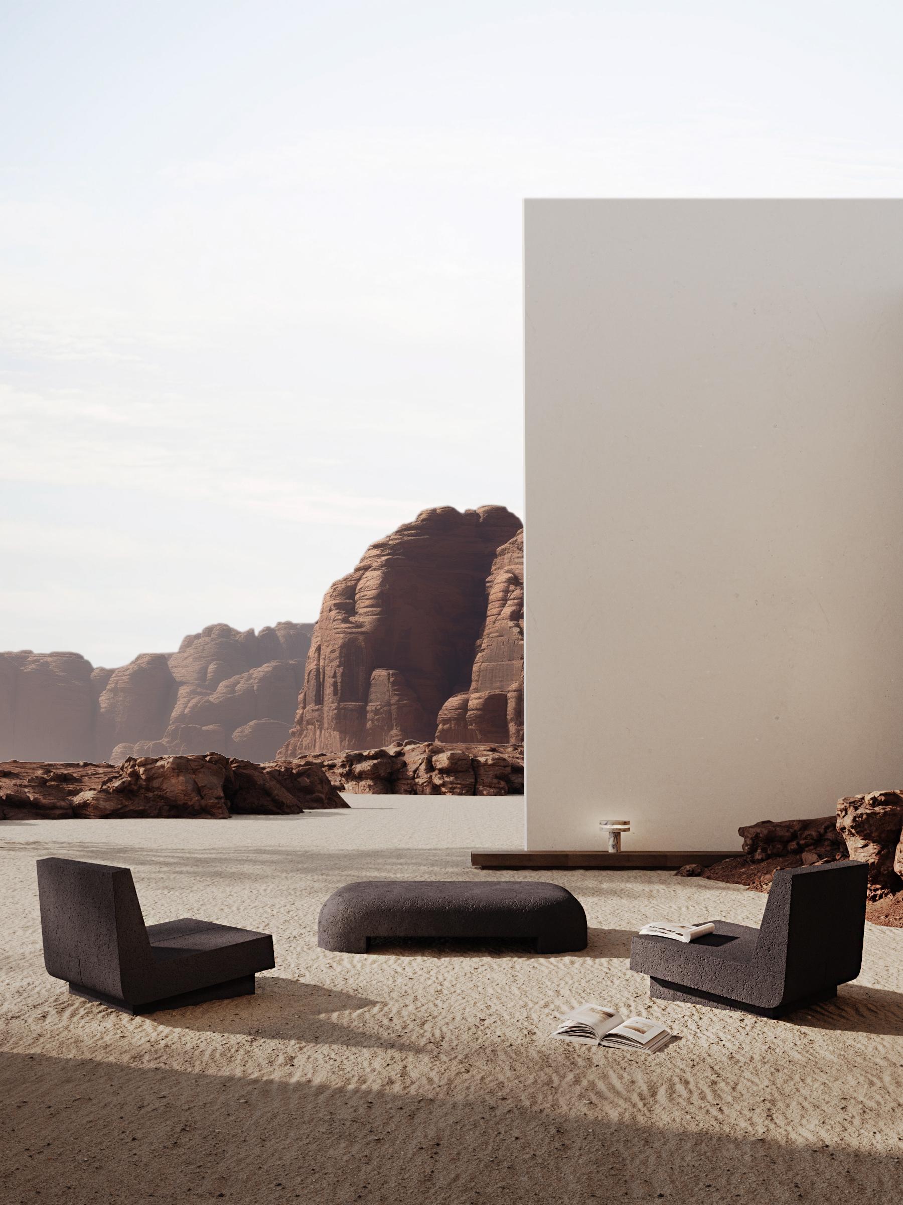 M_007 White Oak Lounge Chair by Monolith Studio For Sale 2