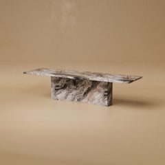 M.01 Mesa de comedor de piedra / Piedra Grigio Orobico de Lusano