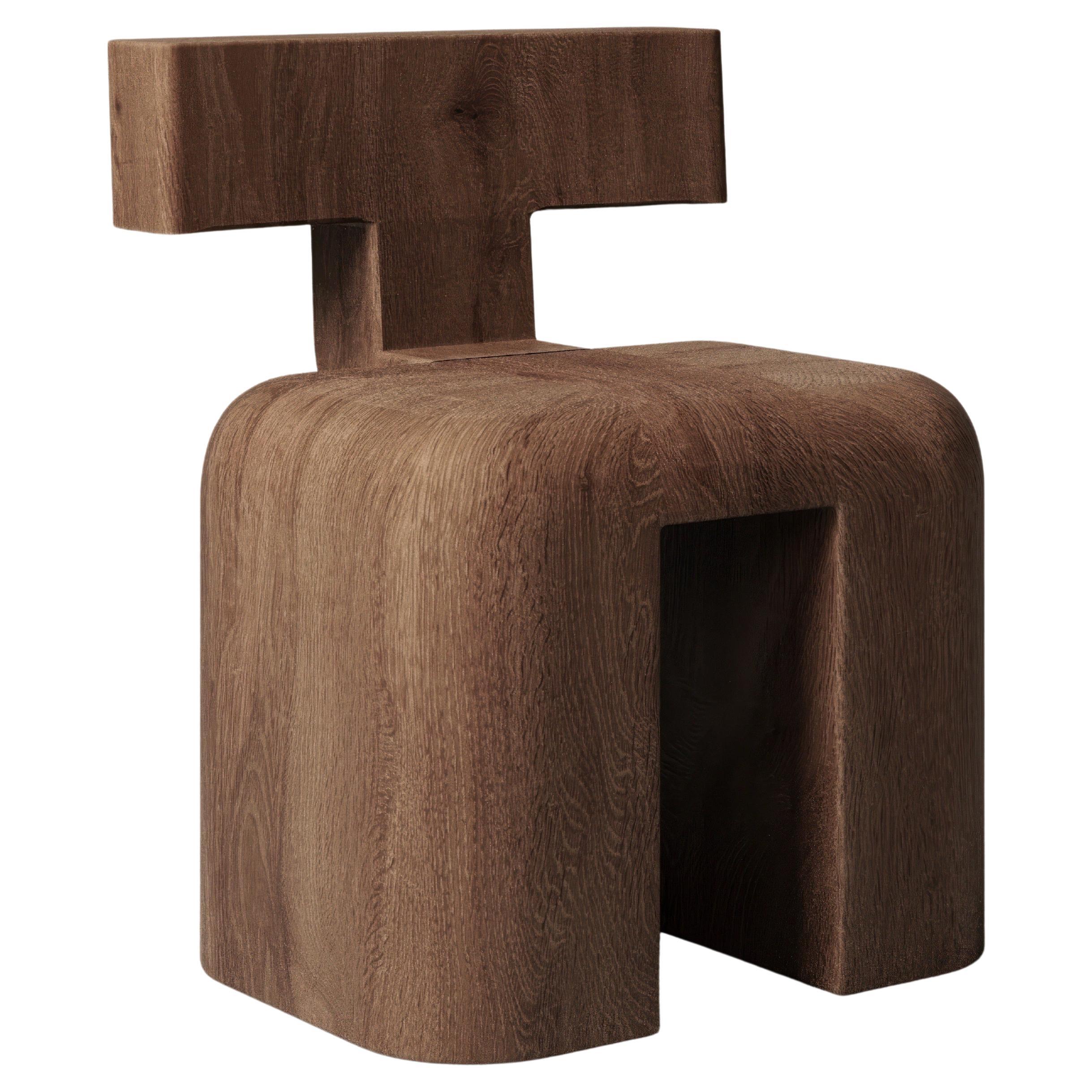 M_013 White Oak Dining Chair by Monolith Studio For Sale