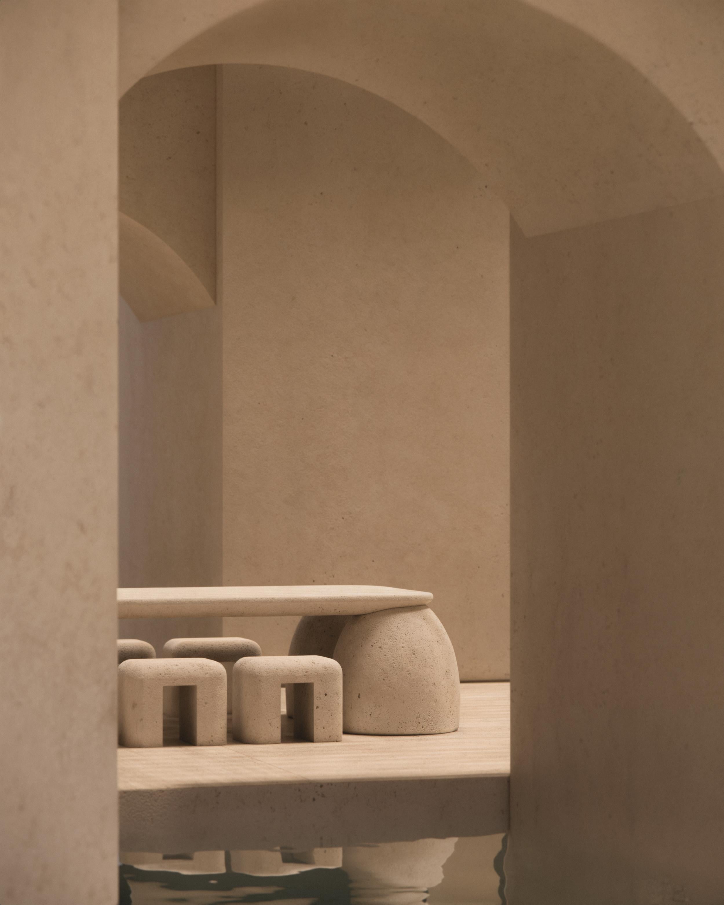 Mexicain Table à manger M_018 d'Anya Antropova pour Monolith en vente