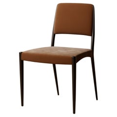 M.03 Carved Dining Side Chair / Ebonized Walnut by Lusano