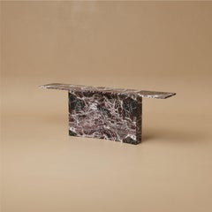 M.04 Konsolentisch aus Stein / Rosso Levanto von Lusano