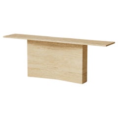 M.04 Stone Console Table / Travertino Classico by Lusano