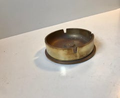 M14 WW2 Canon Shell Ashtray in Brass and Bronze