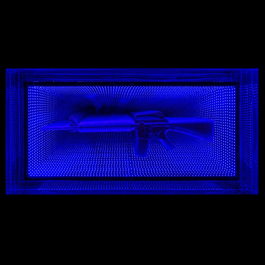 Hand-Crafted Art LED Light Mirror Wall Decoration For Sale