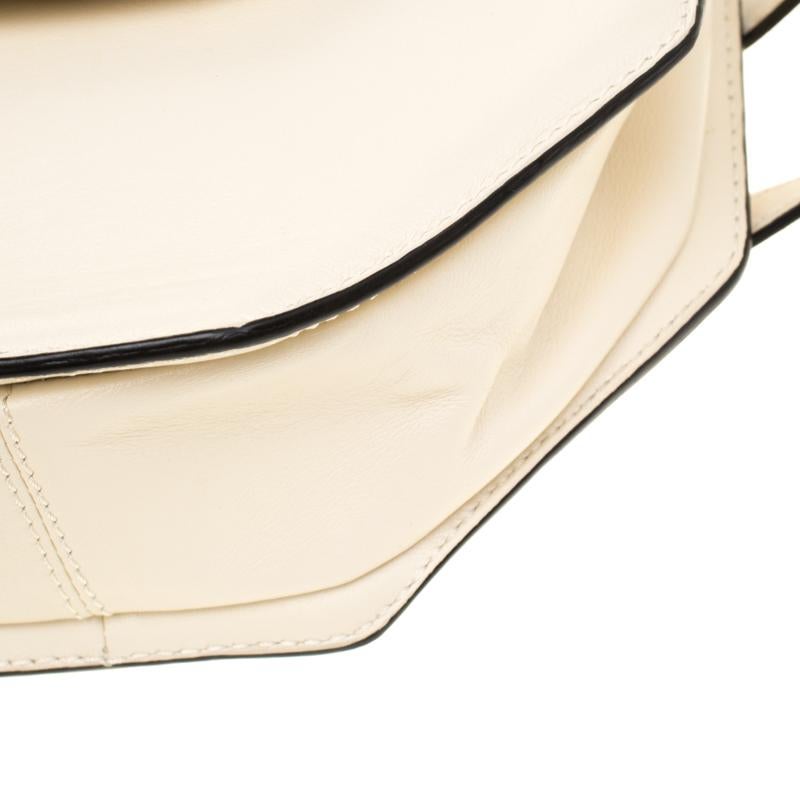 M2Malletier Off-white/Black Leather Amor Fati Crossbody Bag 1