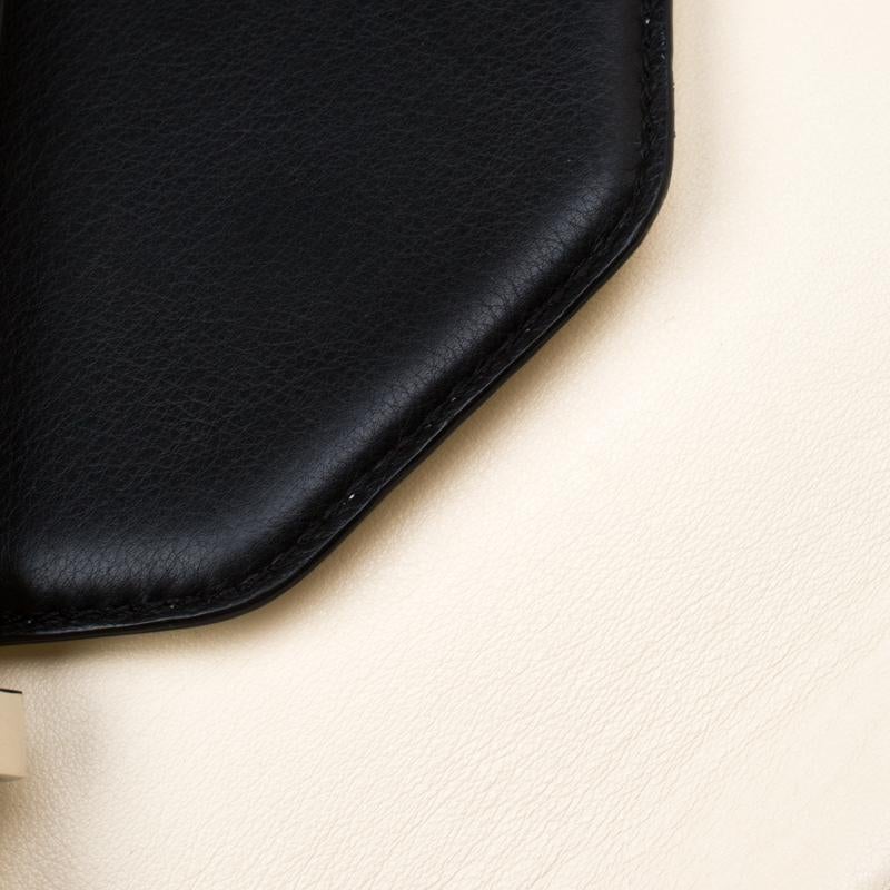 M2Malletier Off-white/Black Leather Amor Fati Crossbody Bag 2