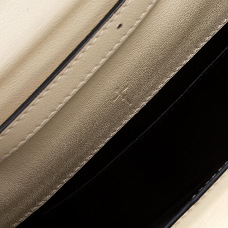 M2Malletier Off-white/Black Leather Amor Fati Crossbody Bag 3
