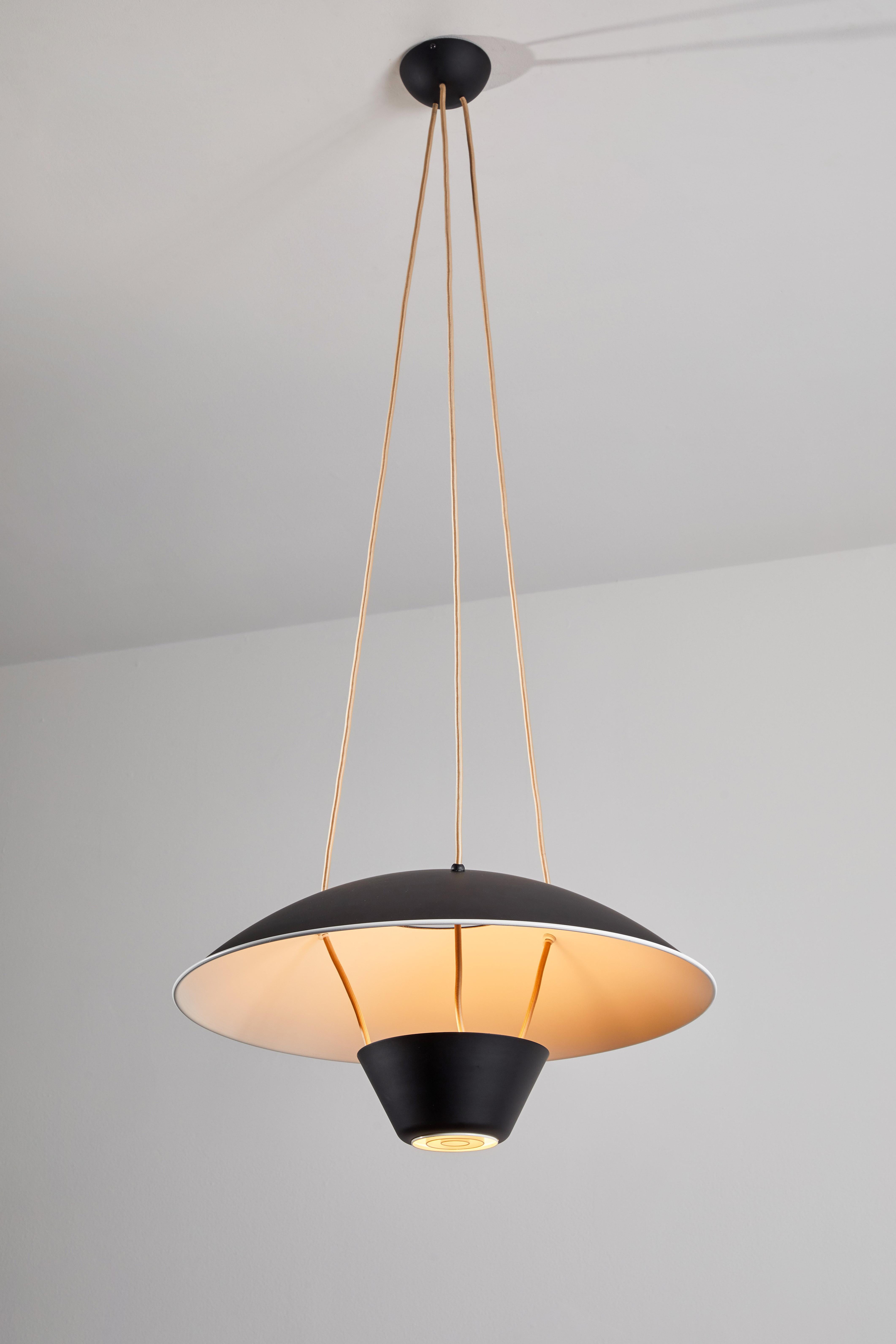 Mid-Century Modern M4 Suspension Light by Michel Mortier for Disderot For Sale
