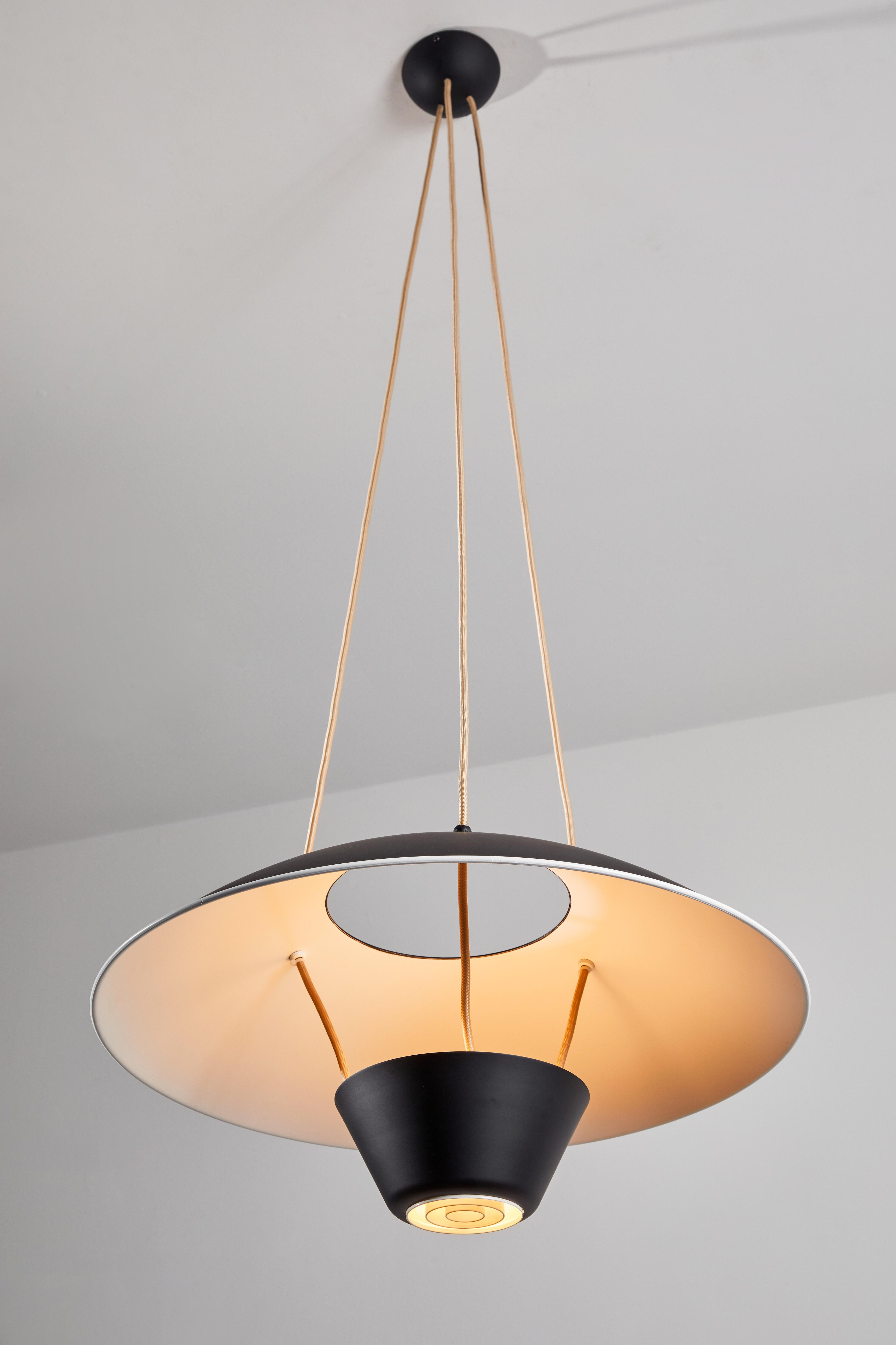 French M4 Suspension Light by Michel Mortier for Disderot For Sale