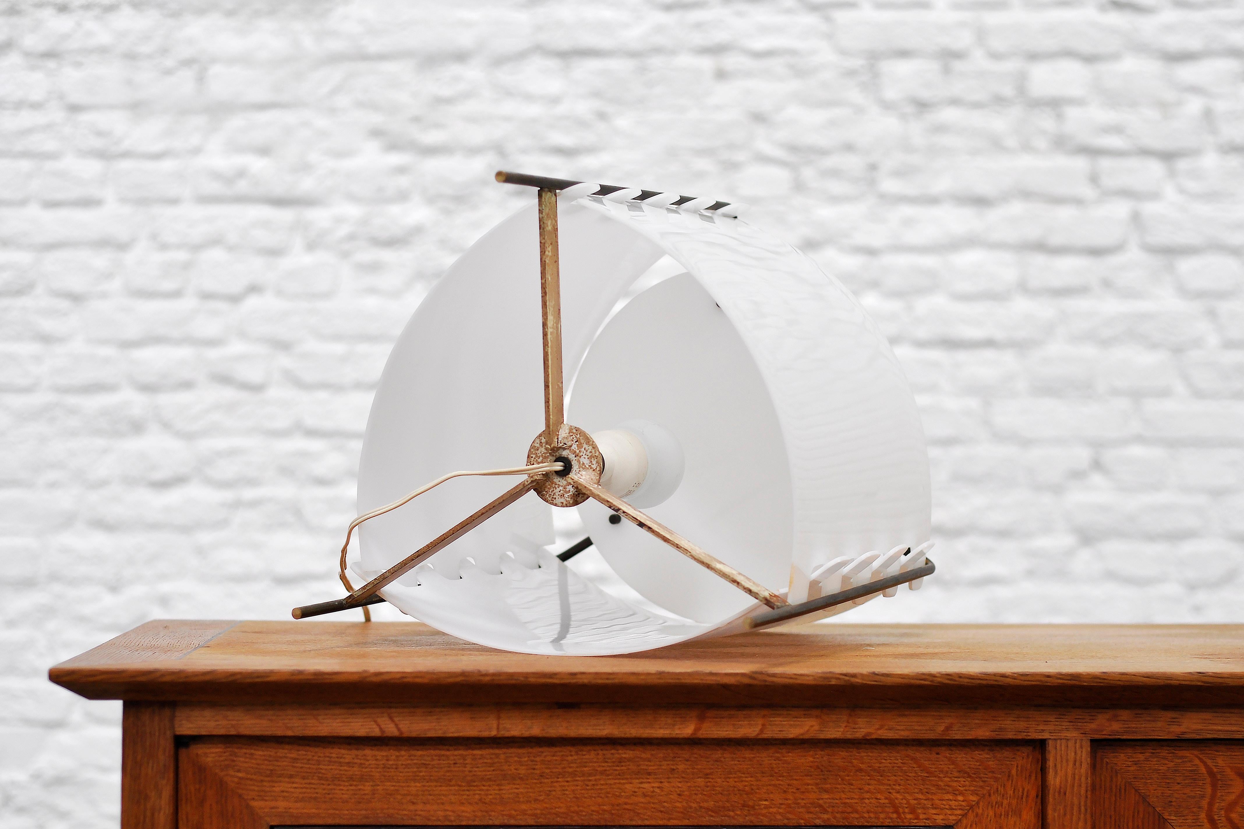 Lampe 'M8 Fanal' von Joseph-André Motte für Huchers-Minvielle, Frankreich 1958 im Angebot 5