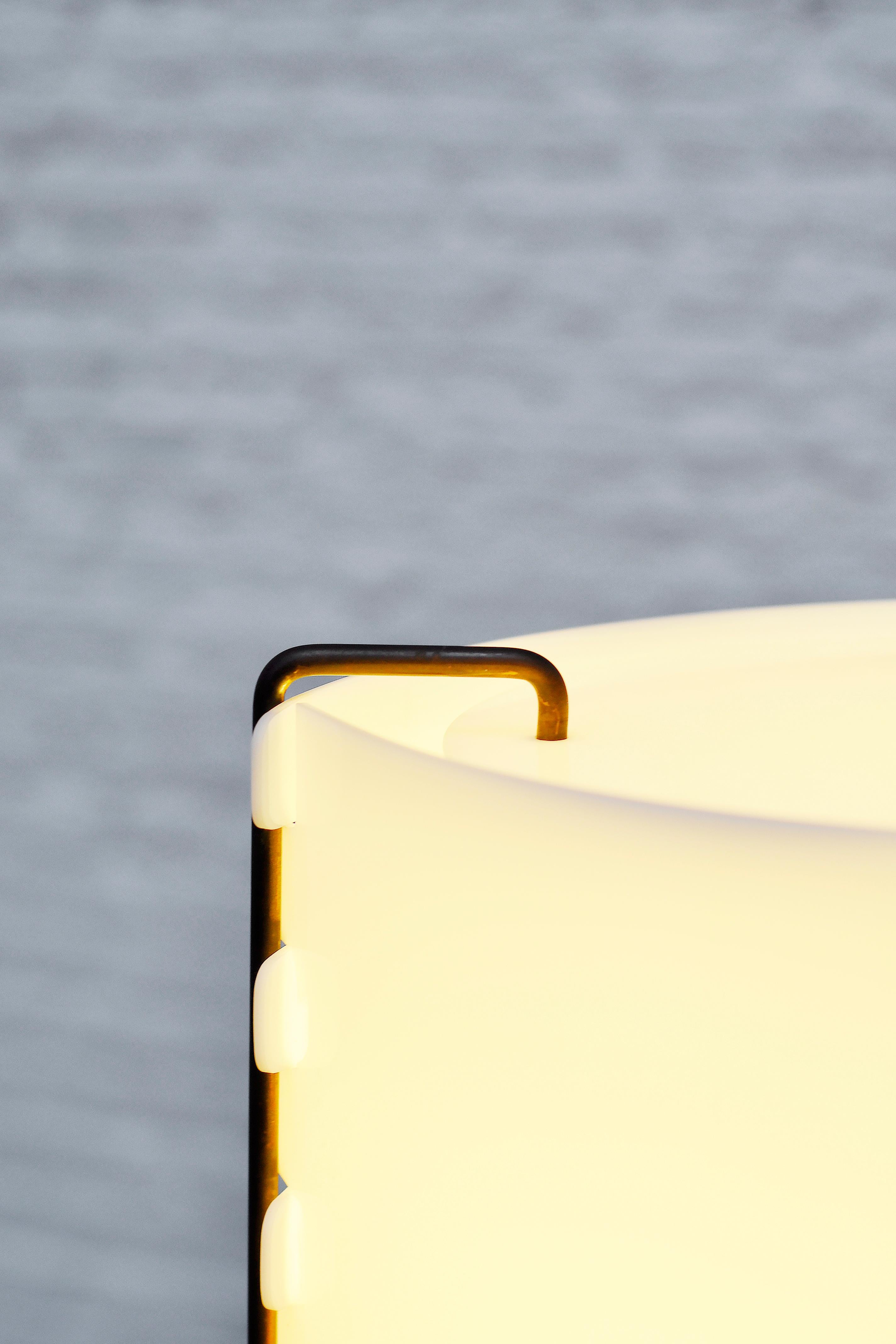 Lampe 'M8 Fanal' von Joseph-André Motte für Huchers-Minvielle, Frankreich 1958 (Mitte des 20. Jahrhunderts) im Angebot