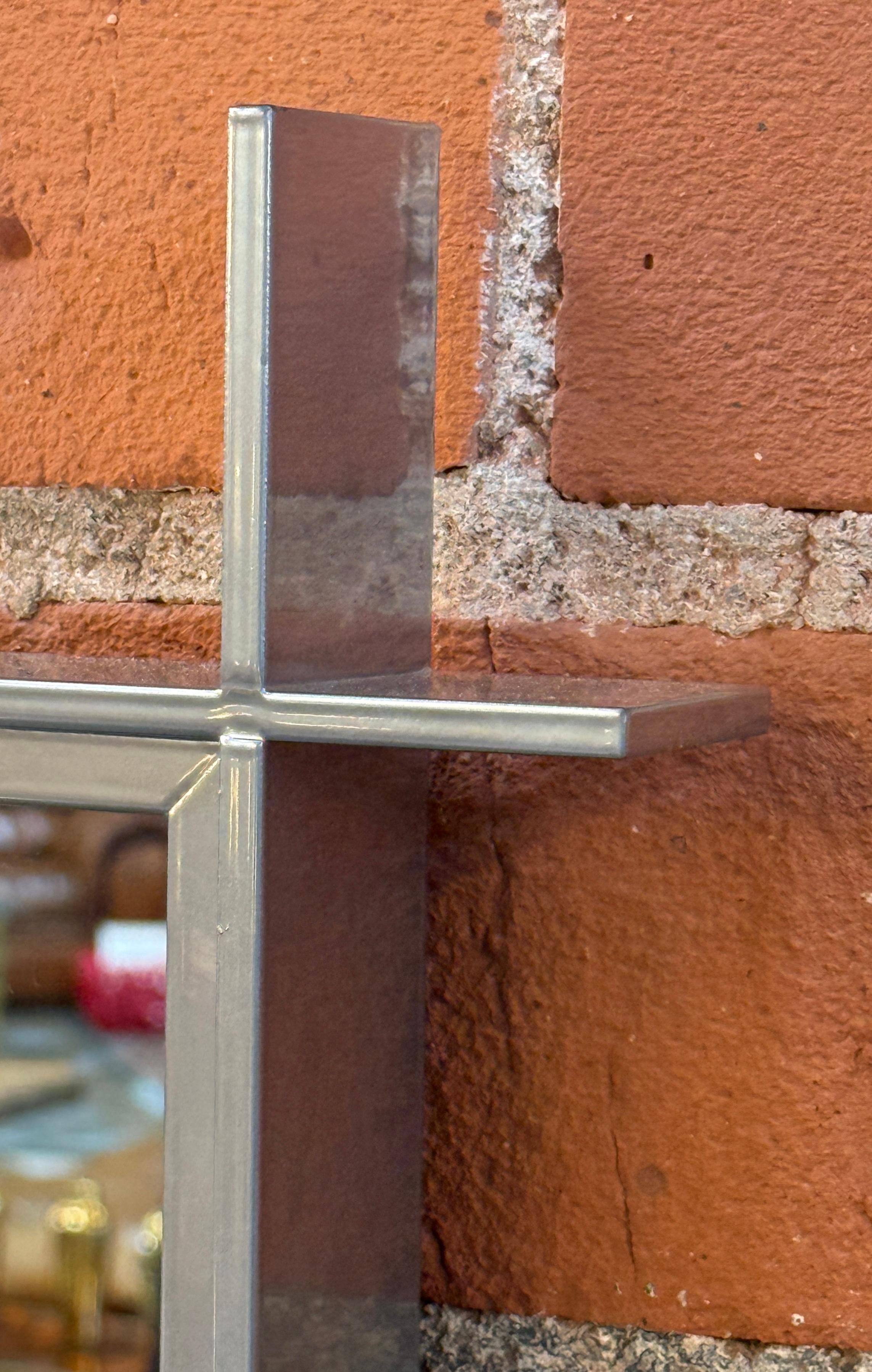 italien Miroir en chrome des années 39, 21e siècle, Italie en vente