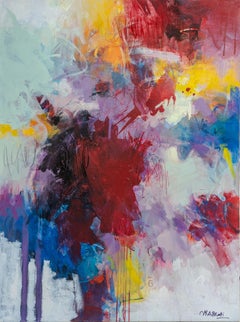 "Blush of Serenity" Contemporary abstract expressionist painting