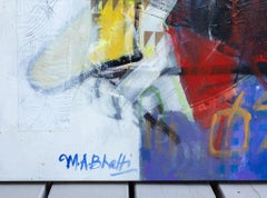 "The Harmony of Chaos" Award-Winning Contemporary Abstract Mixed Media Painting