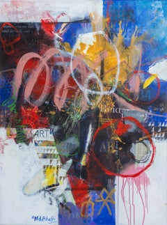 "The Harmony of Chaos" Award-Winning Contemporary Abstract Mixed Media Painting