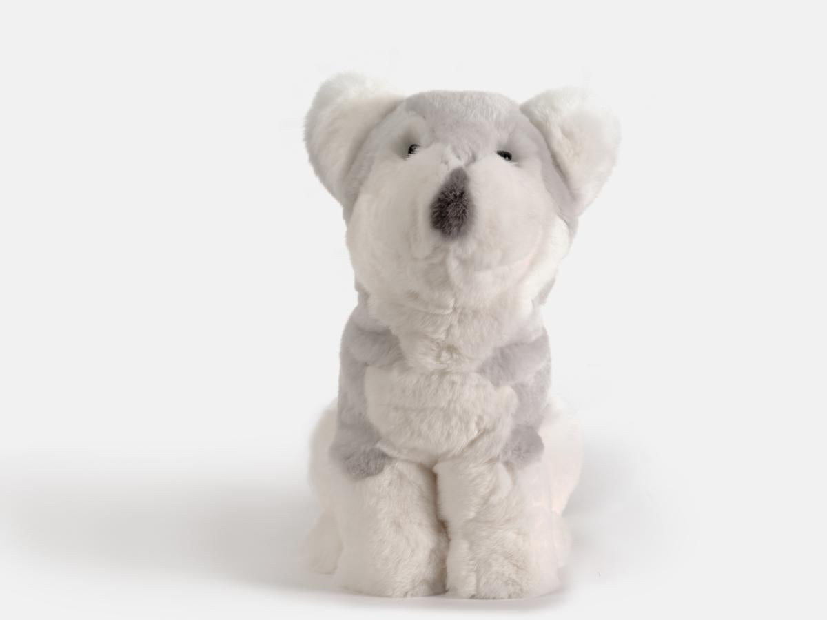 Modern Maki Husky Superior Lapin Collectible Peluche Natural Fur by Muchi Decor For Sale