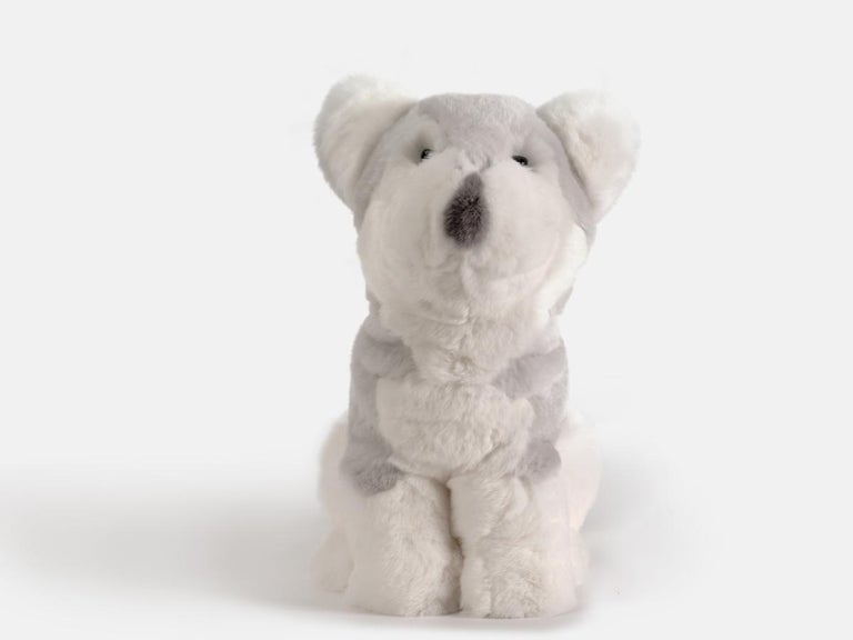 Maki Husky Superior Lapin Collectible Peluche Natural Fur by Muchi Decor  For Sale at 1stDibs