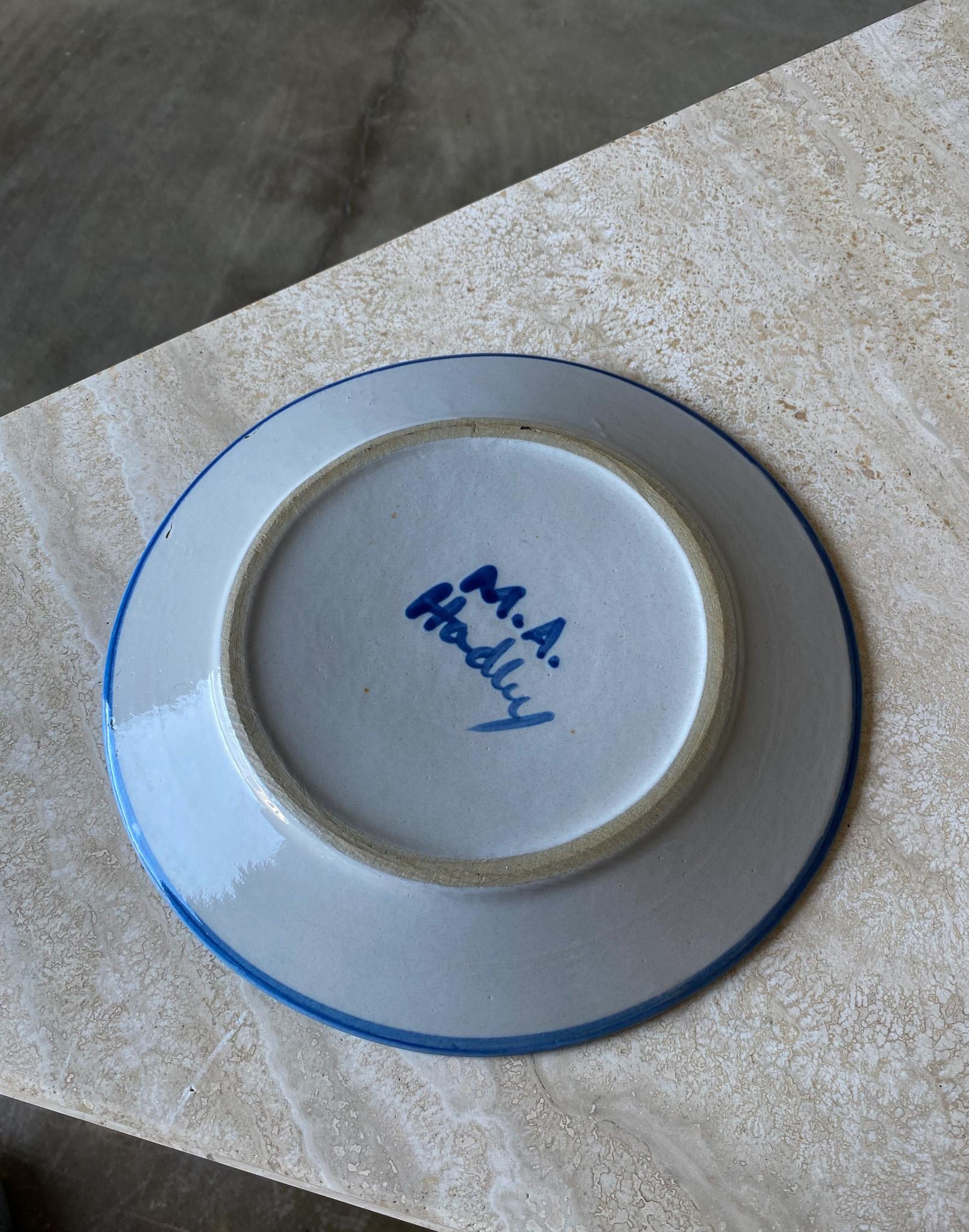 M.A. Hadley Chicken Dish / Plate, United States,  20th Century For Sale 1