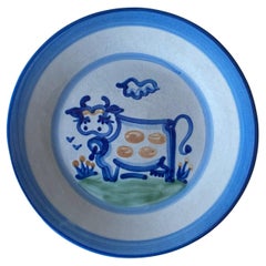 M.A. Hadley Cow Dish / Plate, United States,  20th Century