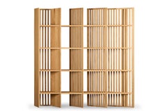 Ma Bookcase/Shelf/Screen – Solid Wood Oak, Natural