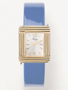 Ma Première Gold & Steel Watch, Blue Calf Leather Strap, Ma Première Collection