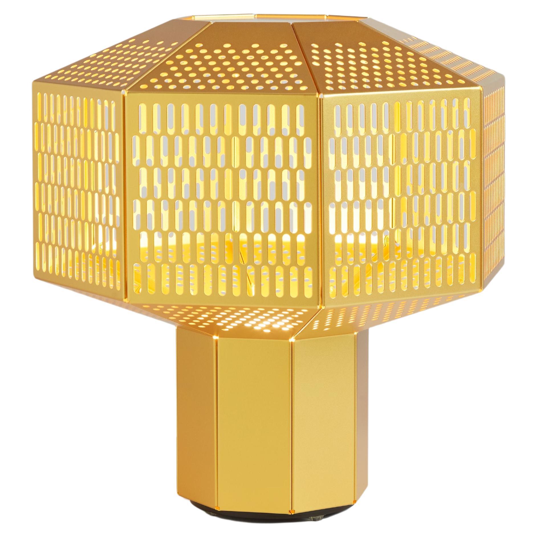 Ma-Rock Table Lamp in Golden by Jaime Hayon 2020 For Sale