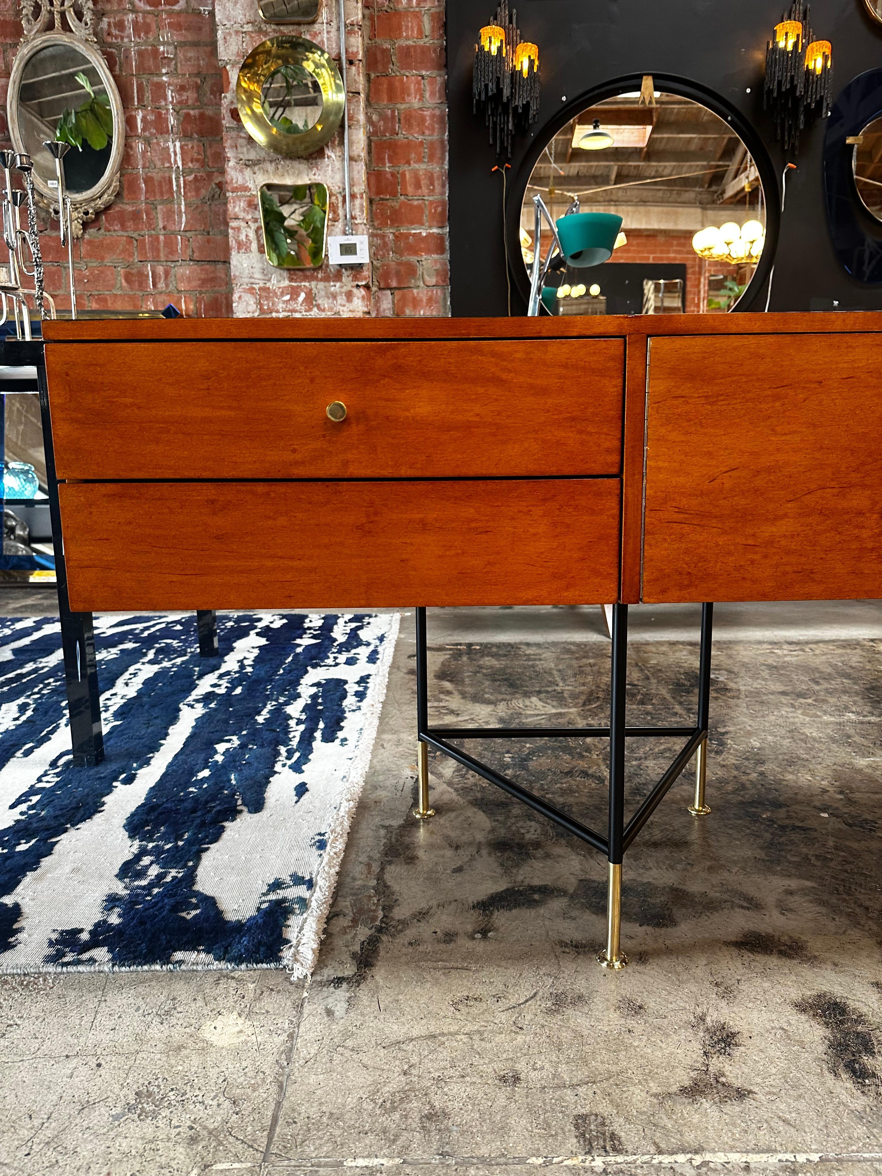 Mid-Century Modern Ma+39 Cabinet Console Table . Custom item. Italy Current Production For Sale