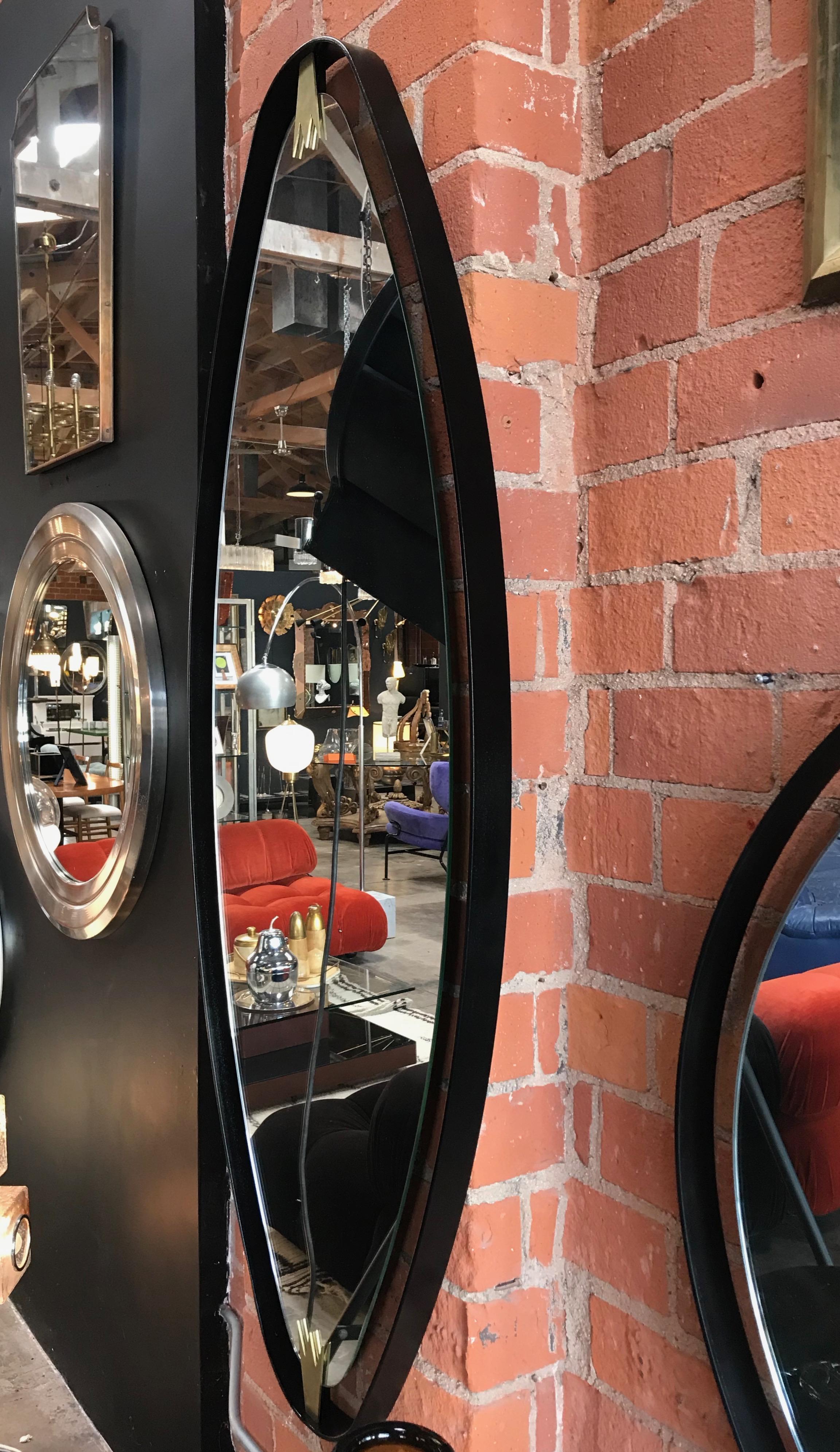 italien Miroir mural ovale MA+39, Italie en vente