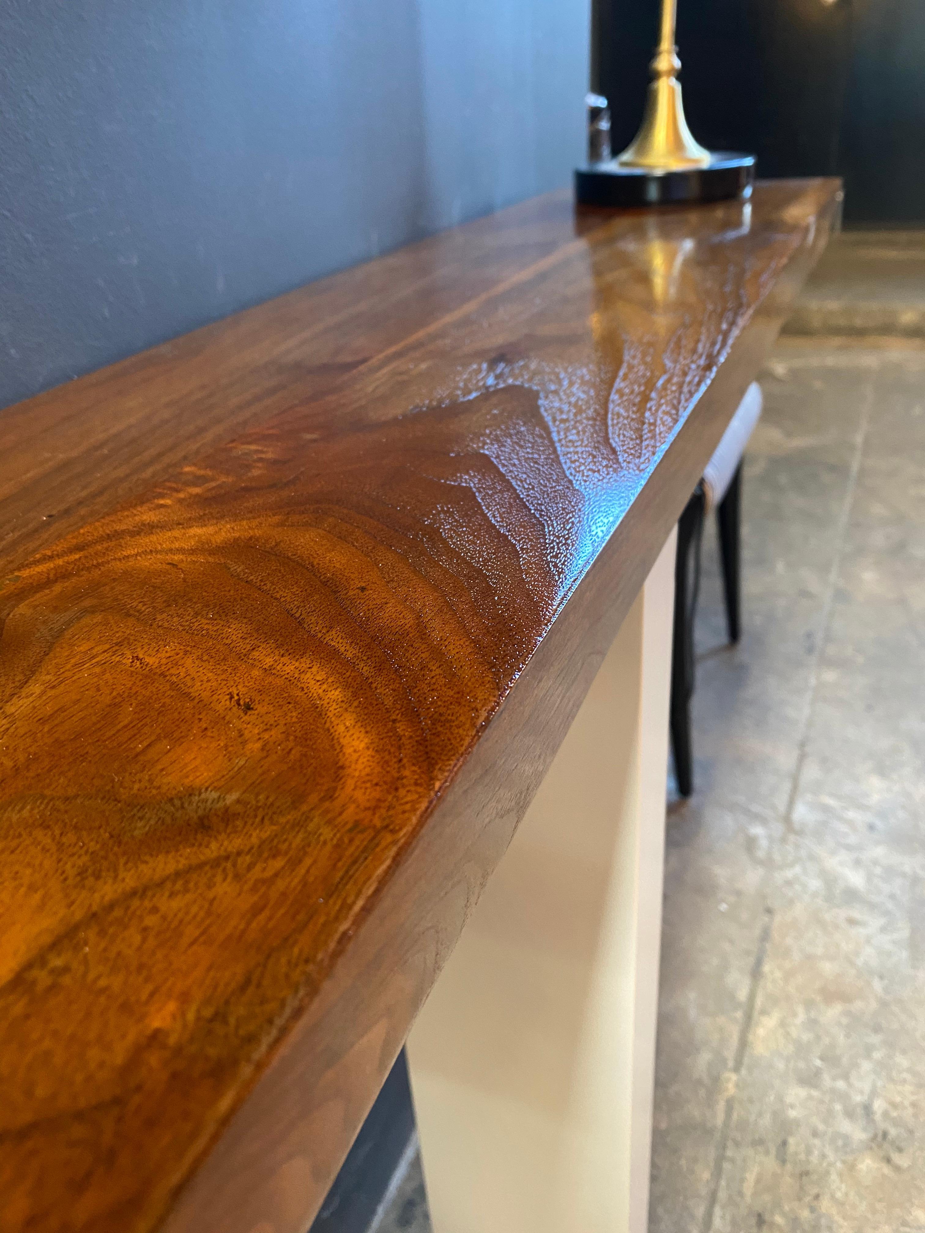 Ma39 Solid Walnut Side Tables / Consoles, 21st Century 4