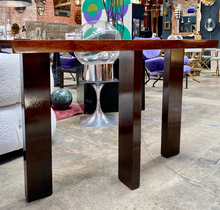 Ma39 Solid Walnut Side Tables / Consoles, 21st Century For Sale at 1stDibs