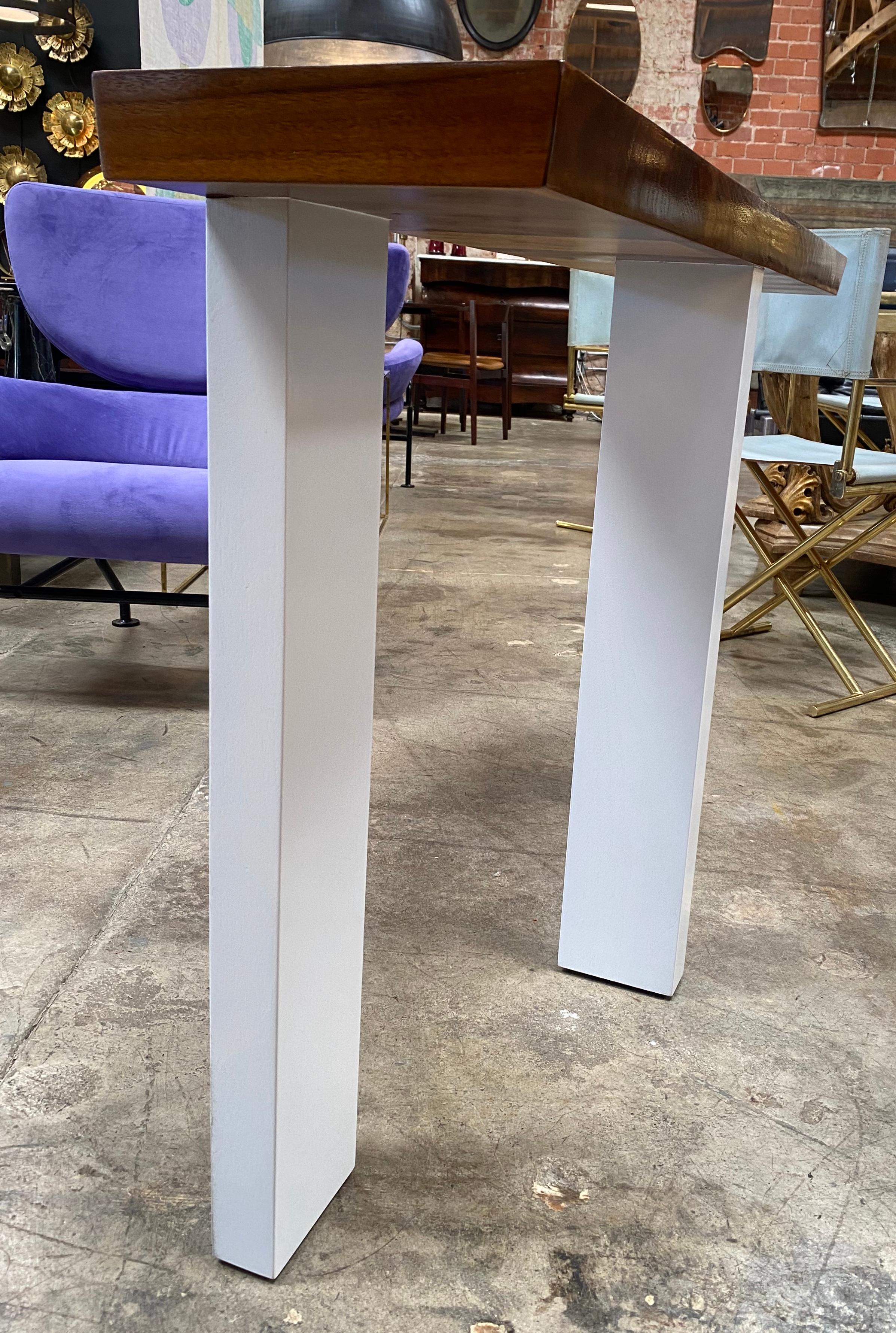 Ma39 Solid Walnut Side Tables / Consoles, 21st Century In Excellent Condition In Los Angeles, CA