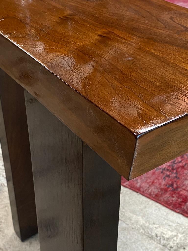 Ma39 Solid Walnut Side Tables / Consoles, 21st Century For Sale at 1stDibs